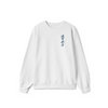 White Crewneck Unisex Sweatshirt - Hokkaido wave