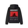 Black Oversized Unisex Hoodie - Memory of chaos