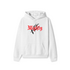 White Oversized Unisex Hoodie - Mighty dragon