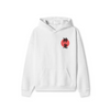 White Oversized Unisex Hoodie - Mythical Dragon