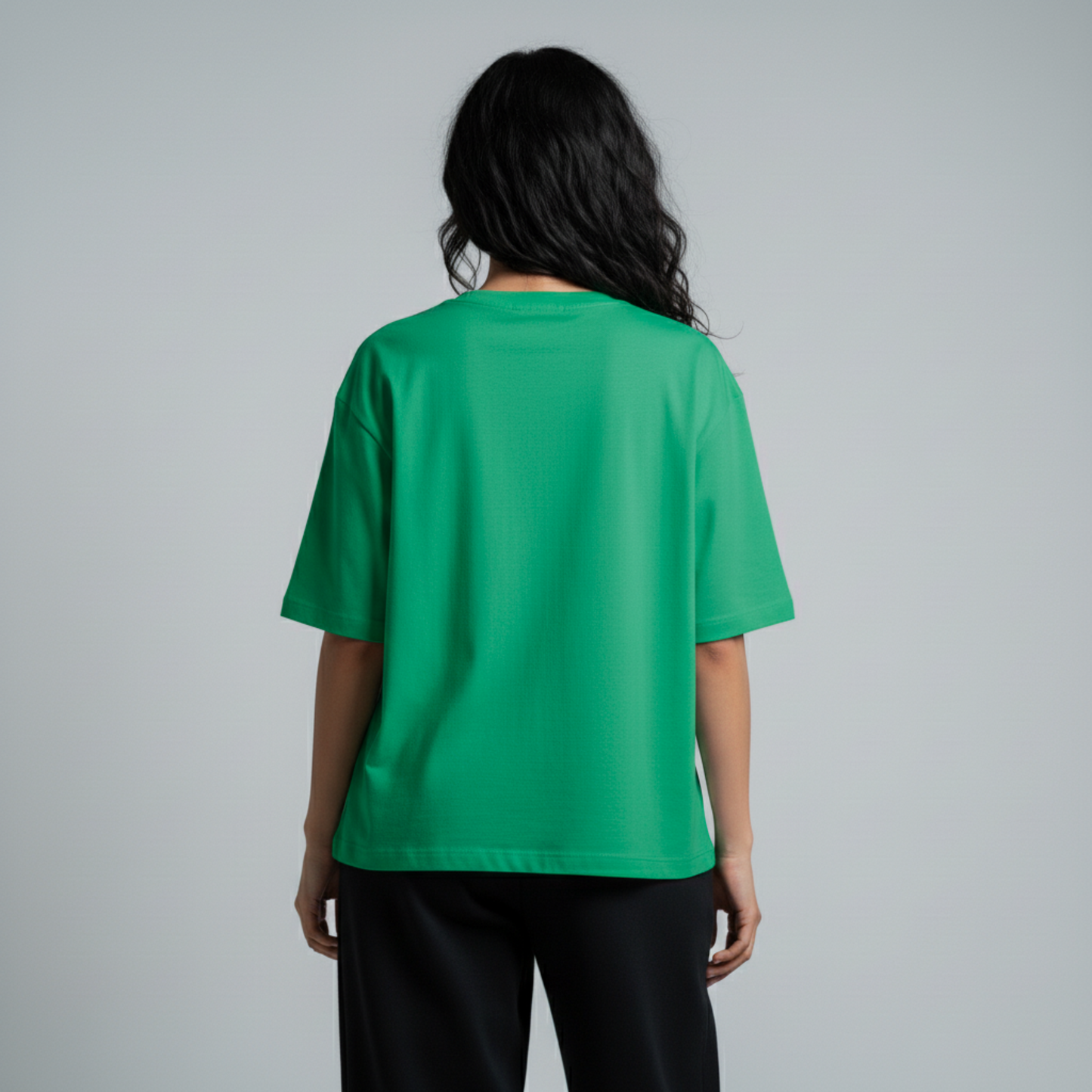 Oversized Lightweight Unisex T-Shirt - Green