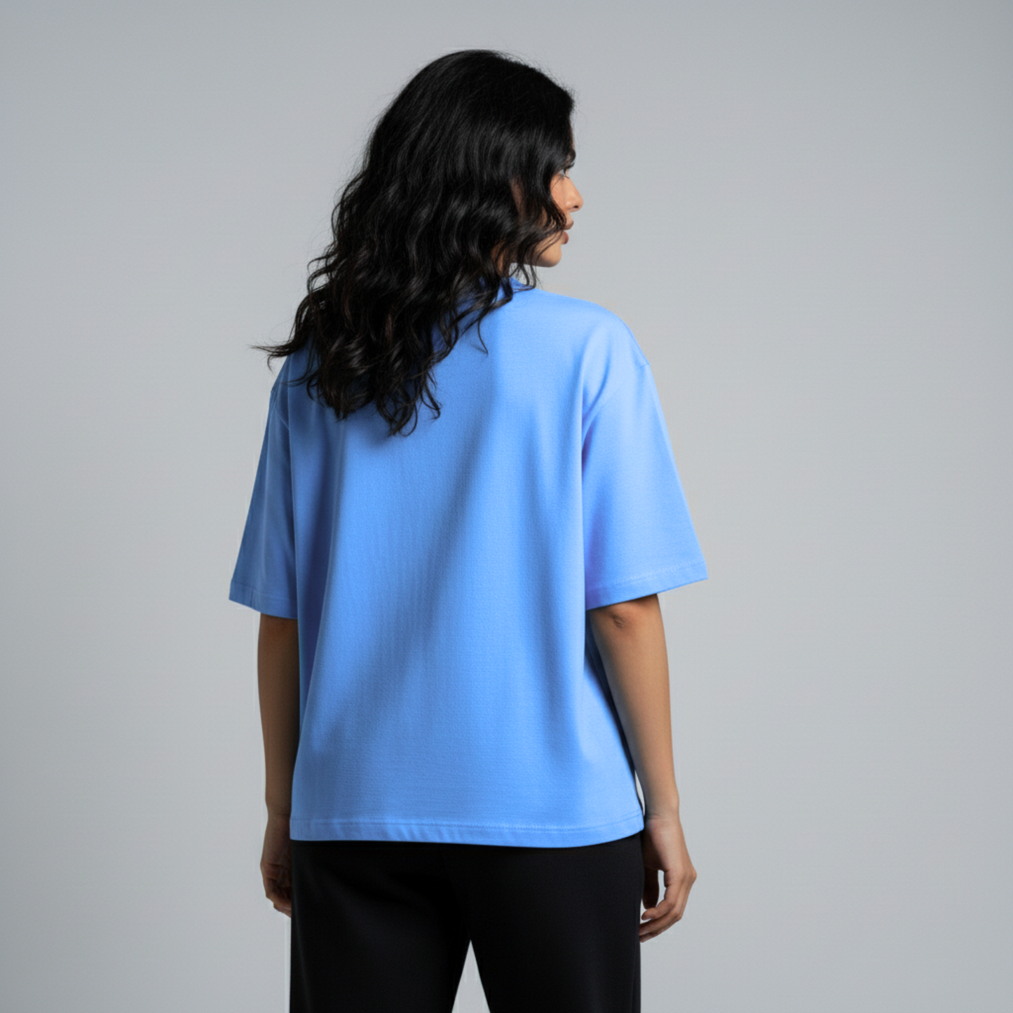Premium Heavy Oversized Unisex T-Shirt - Sky Blue