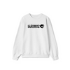 White Crewneck Unisex Sweatshirt - Samurai