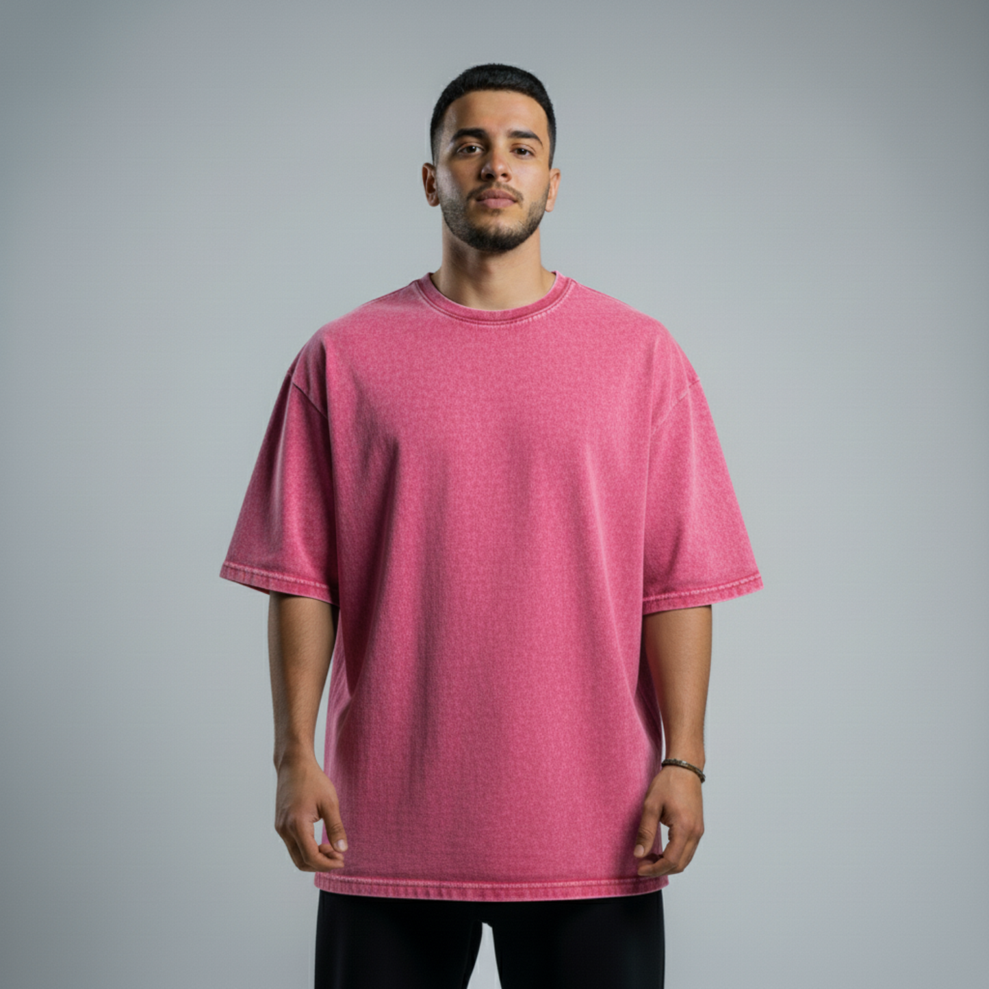 Washed Oversized Unisex T-Shirt - Pink
