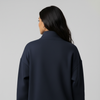 Navy Unisex Quarter Zip Sweatshirt