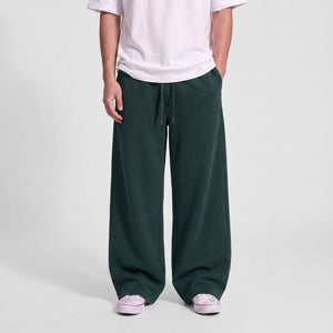 Baggy Unisex Wide Leg Summer Sweatpants - Dark Green