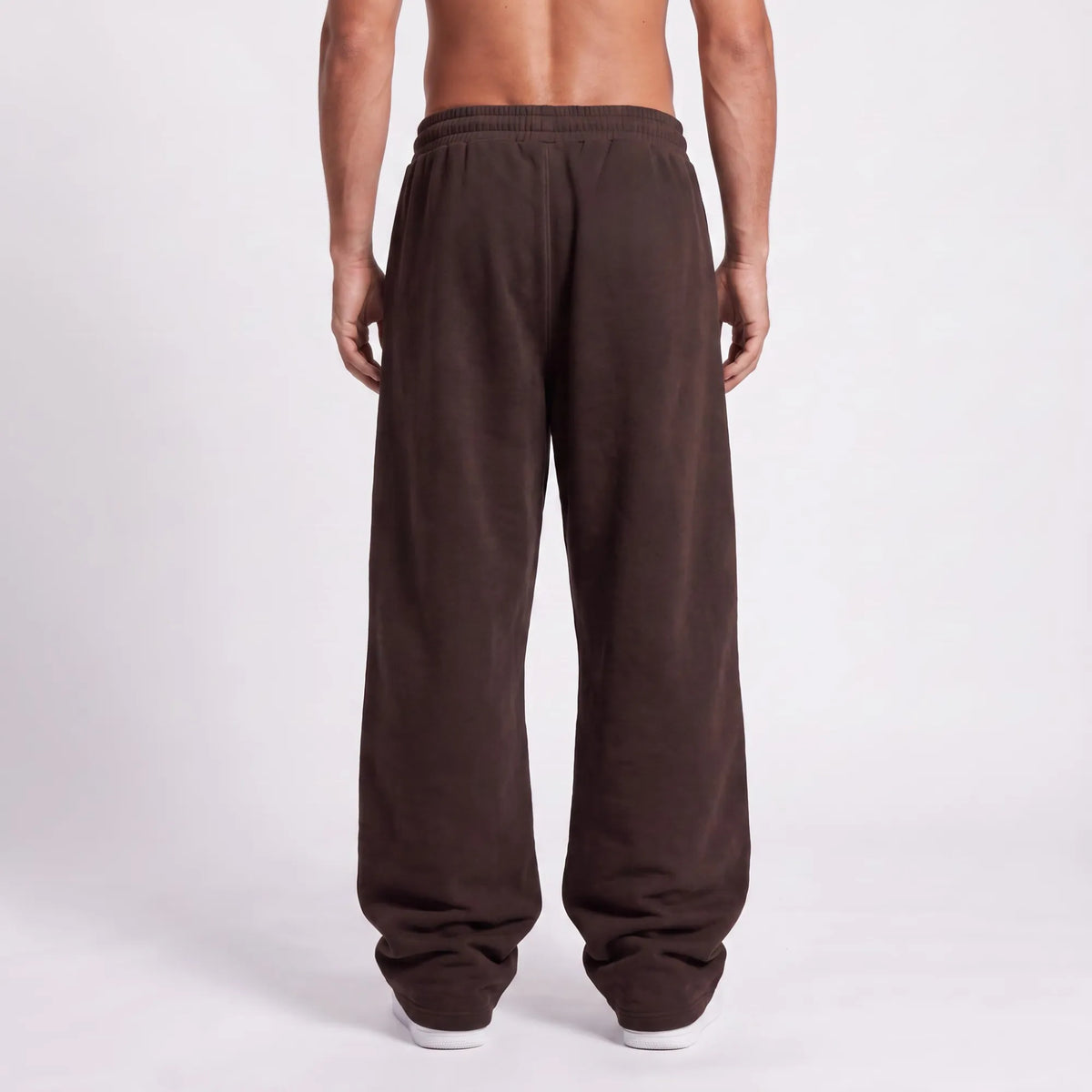 Baggy Unisex Wide Leg Summer Sweatpants - Brown