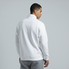 White Unisex Quarter Zip Sweatshirt