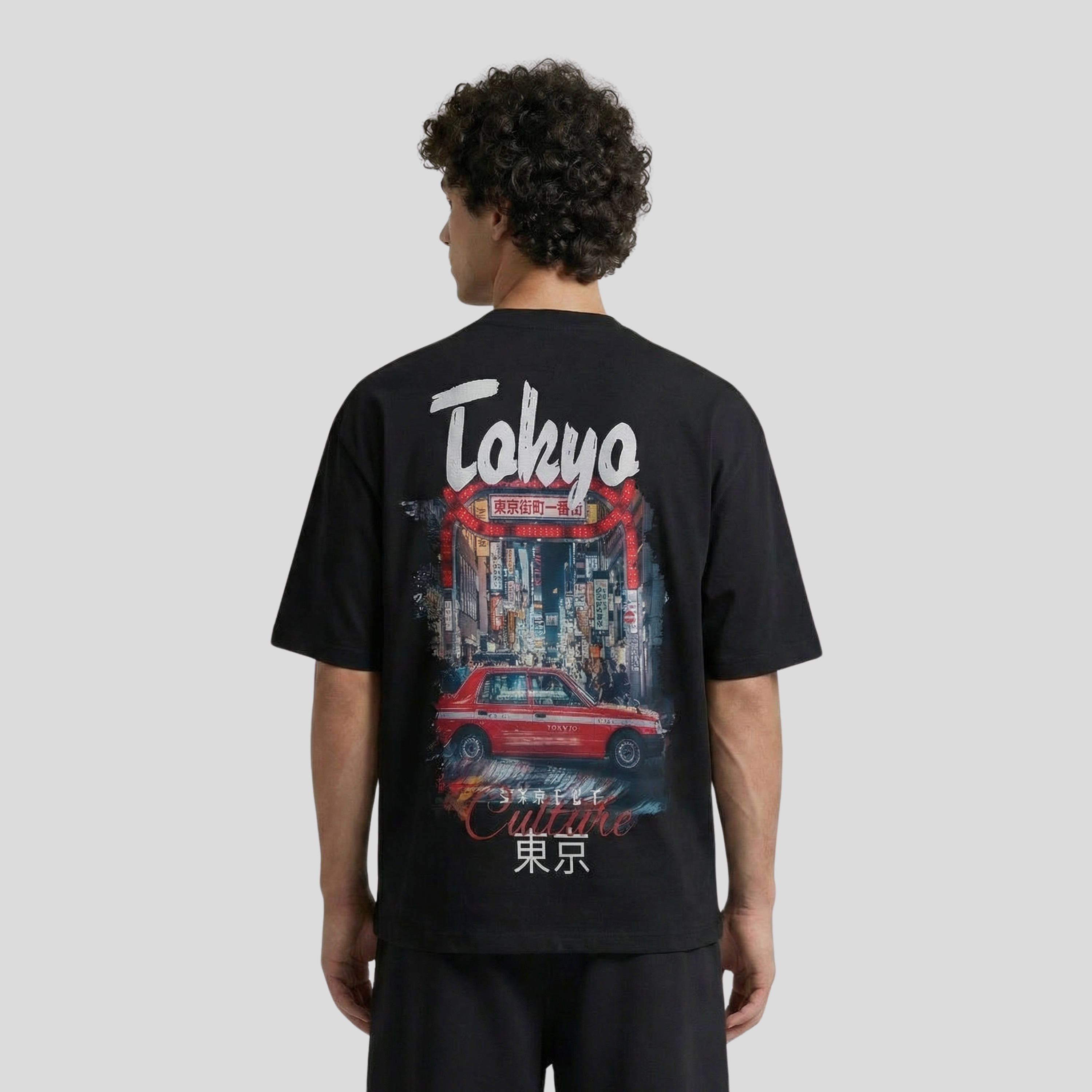 Oversized Heavy Unisex T-Shirt – Tokyo Streets