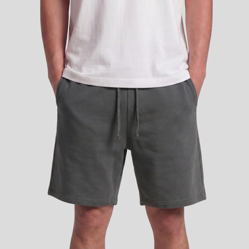 Dark Grey Unisex Regular Summer Shorts