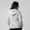 Heather Grey Unisex Zip Up Hoodie