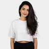 Cropped Oversize T-Shirt (White)