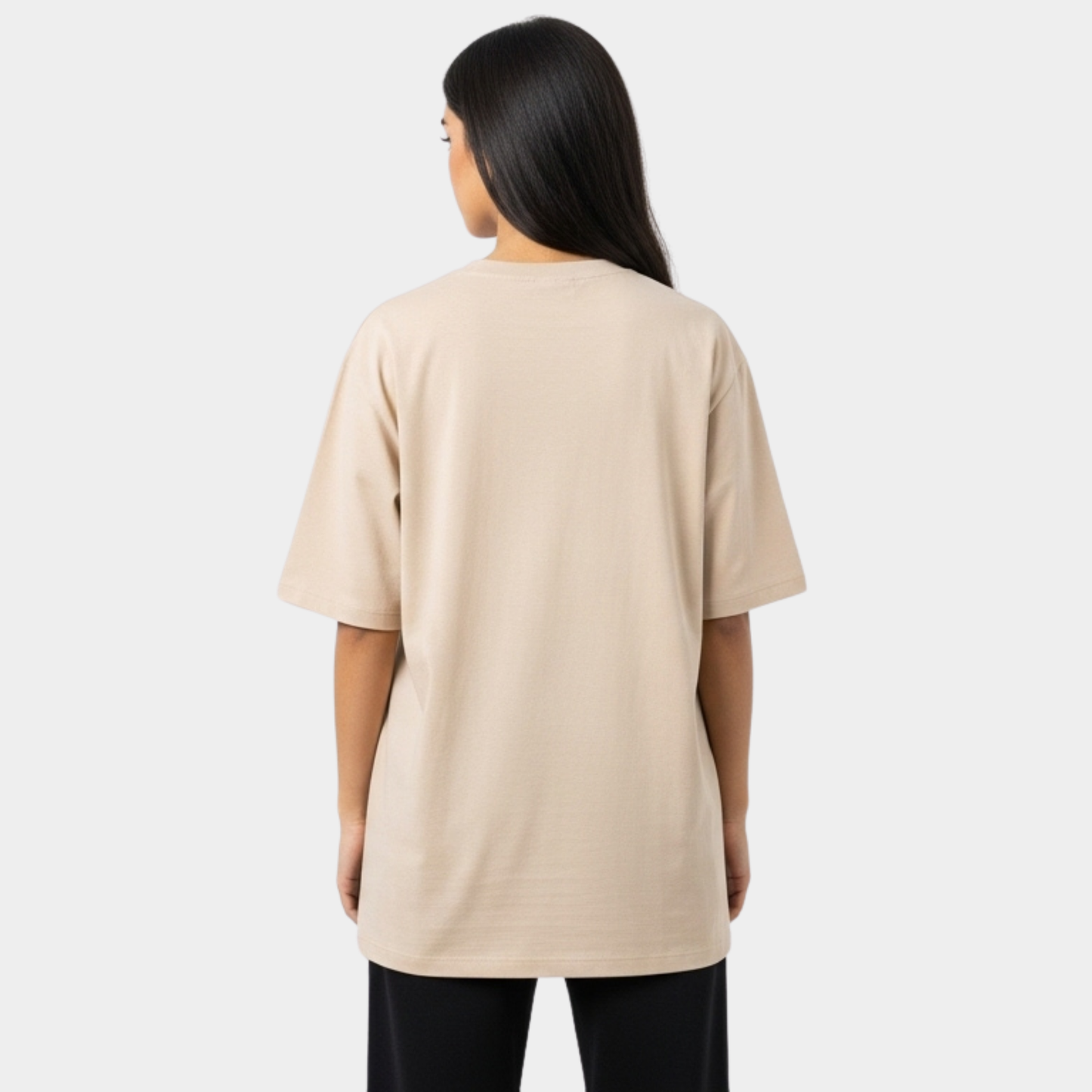 Oversized Boulevard Unisex T-Shirt (Beige)