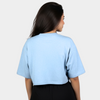 Cropped Oversize T-Shirt (Baby Blue)