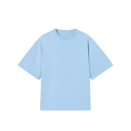 Oversized Boulevard Unisex T-Shirt (Baby Blue)