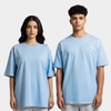 Oversized Boulevard Unisex T-Shirt (Baby Blue)