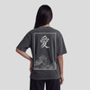 Washed Oversized Unisex T-Shirt - Japanese wave