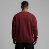 Burgundy Crewneck Unisex Sweatshirt - Basic