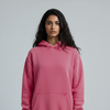 Washed Oversized Unisex Hoodie - Pink