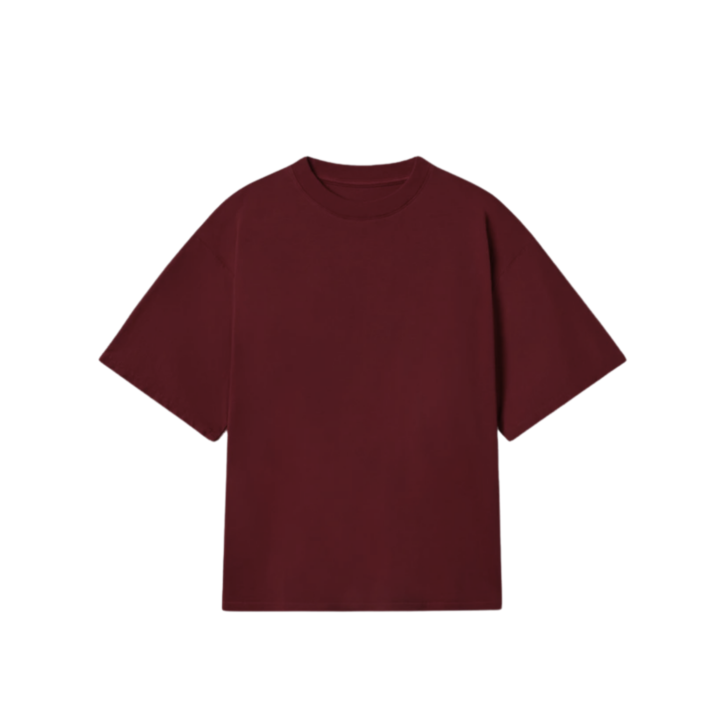 Oversized Boulevard Unisex T-Shirt (Burgundy)