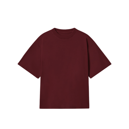 Oversized Boulevard Unisex T-Shirt (Burgundy)