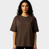 Premium Heavy Oversized Unisex T-Shirt - Brown
