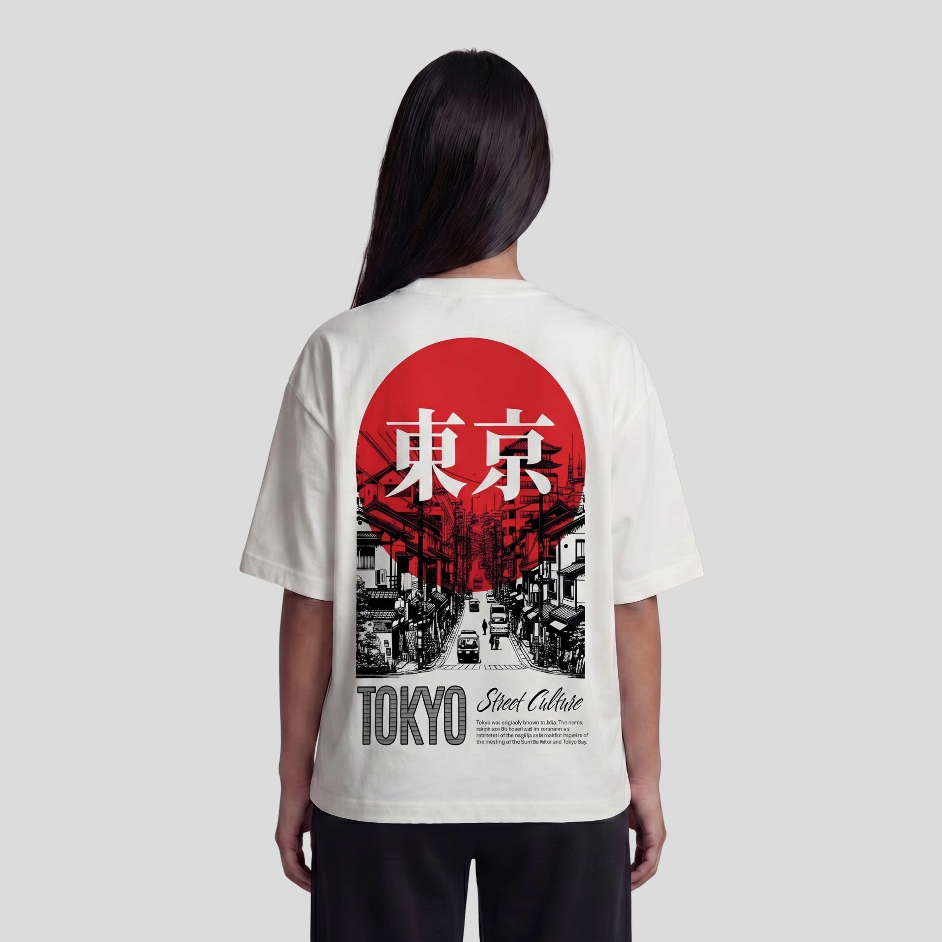 Oversized Heavy Unisex T-Shirt – Tokyo