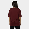 Oversized Boulevard Unisex T-Shirt (Burgundy)