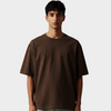 Premium Heavy Oversized Unisex T-Shirt - Brown