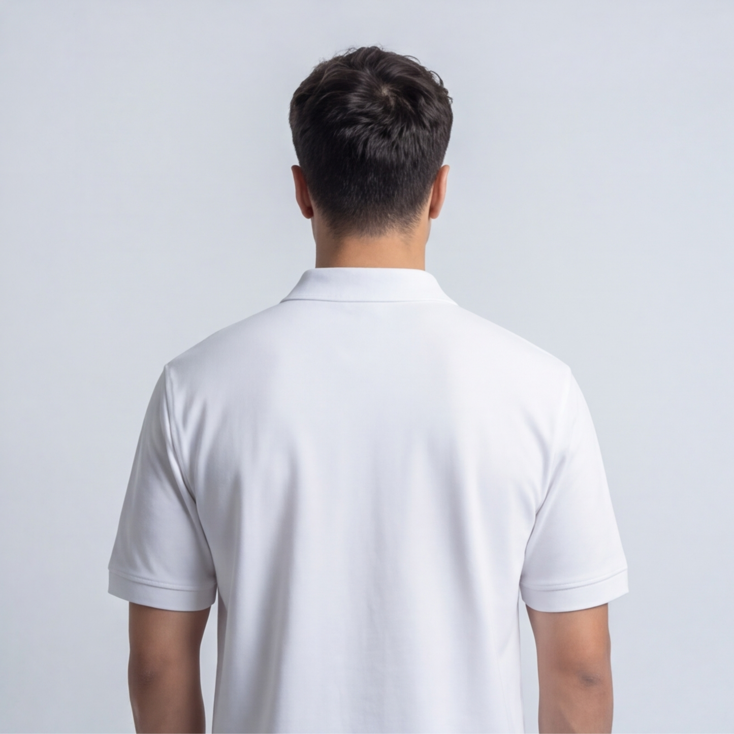 Relaxed Fit Polo T-Shirt - White
