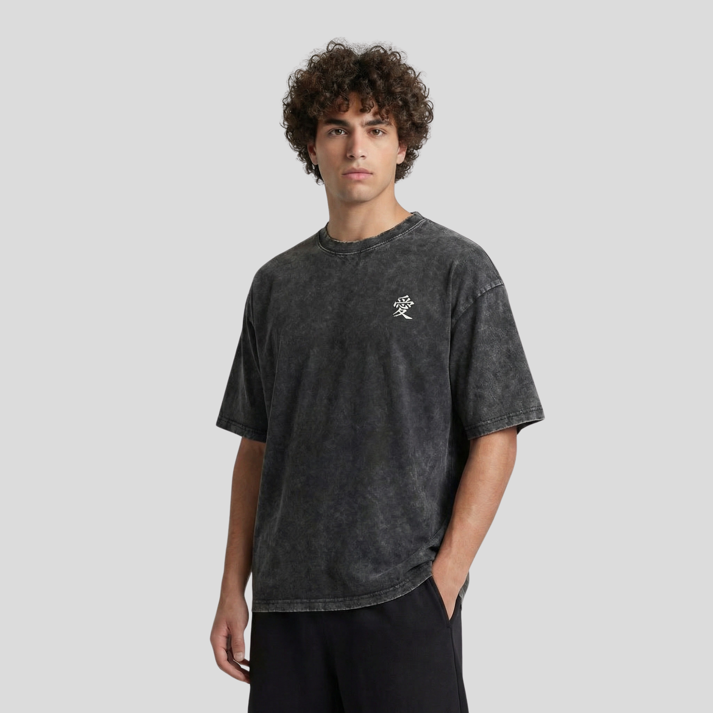 Washed Oversized Unisex T-Shirt - Japanese wave