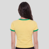 Ringer Baby Tee - Yellow