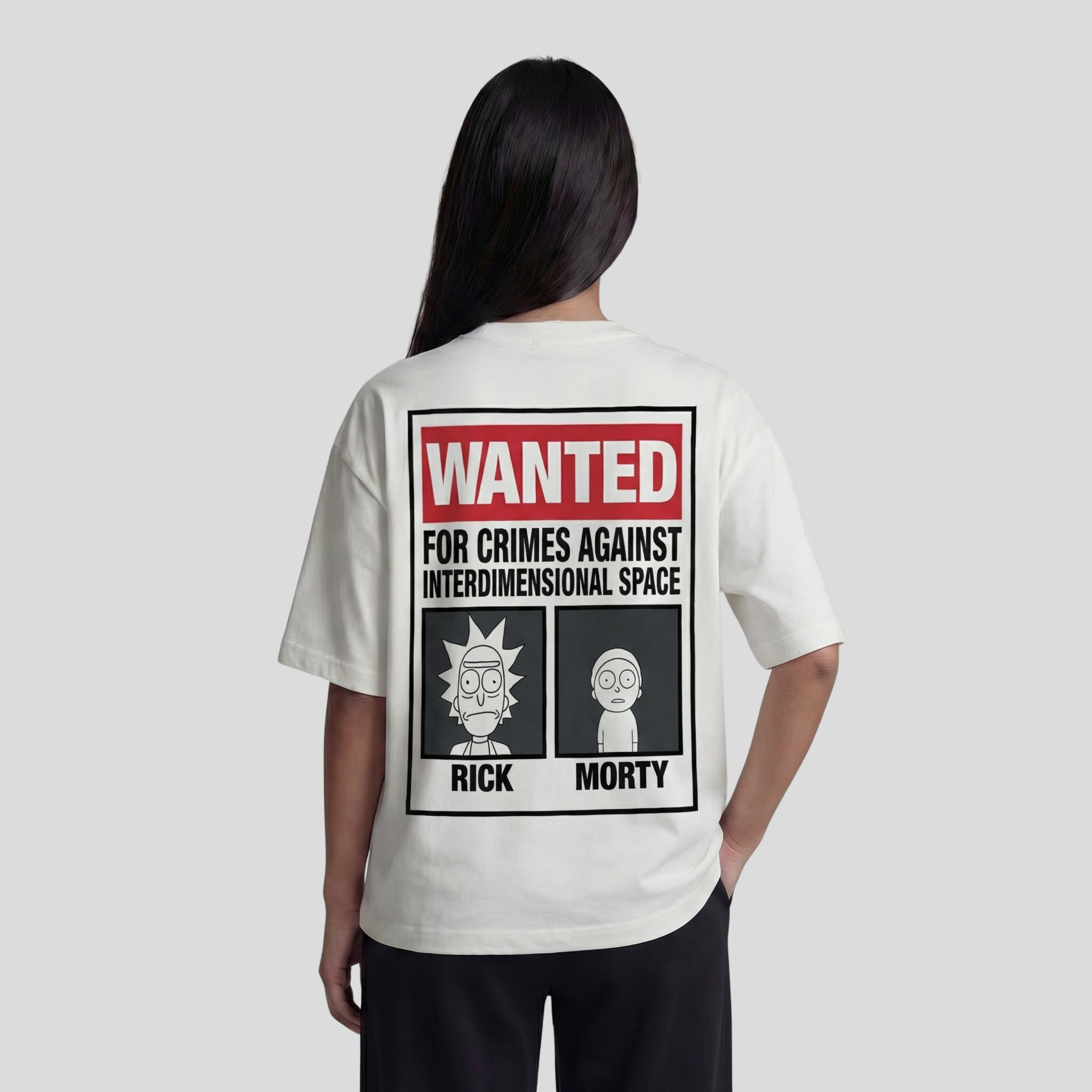 Oversized Heavy Unisex T-Shirt – Rick & Morty