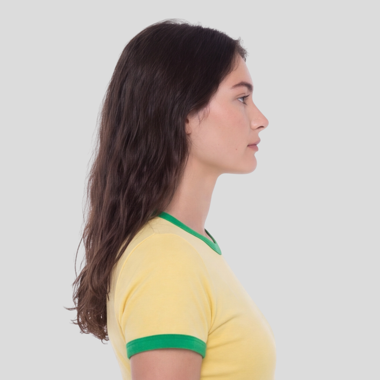 Ringer Baby Tee - Yellow