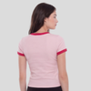 Ringer Baby Tee - Pink