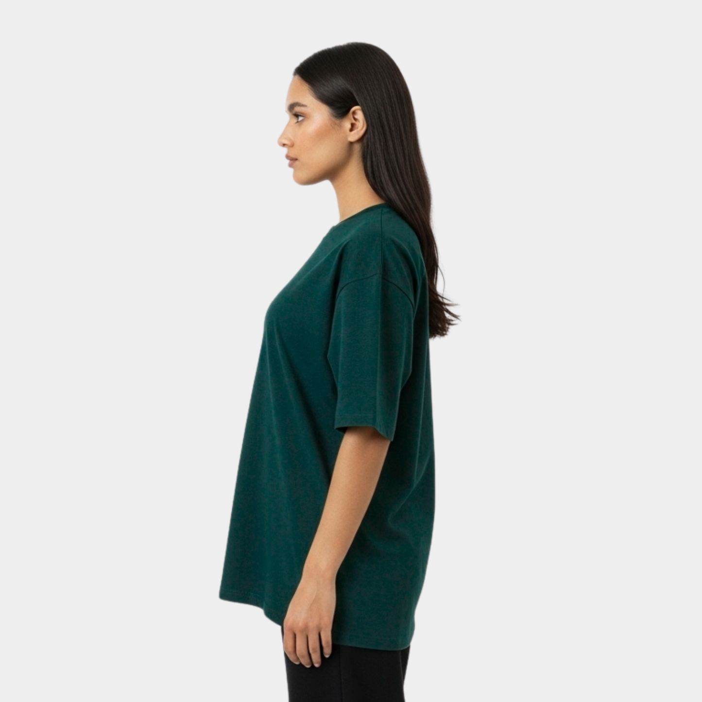 Oversized Boulevard Unisex T-Shirt (Dark Green)