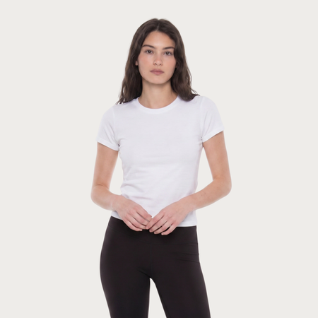 Basic Baby Tee - white