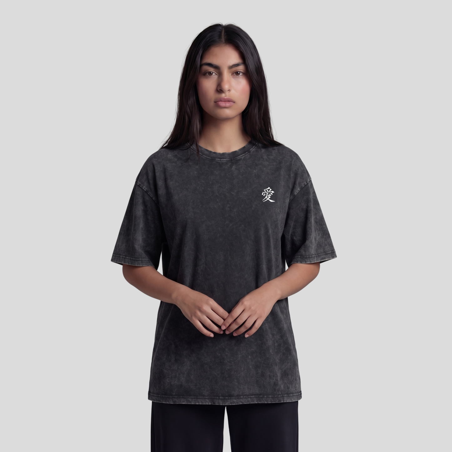 Washed Oversized Unisex T-Shirt - Japanese wave