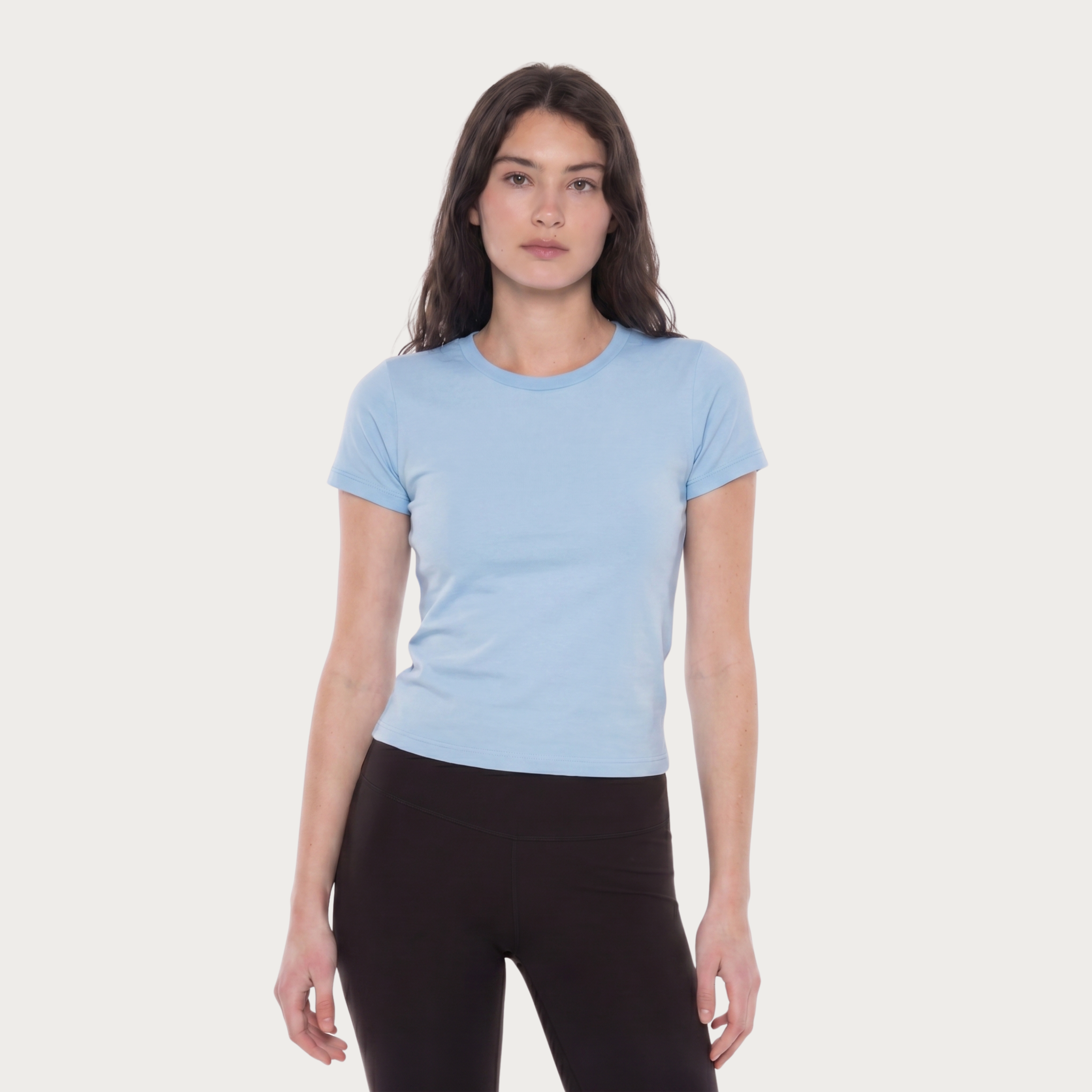 Basic Baby Tee - Baby Blue