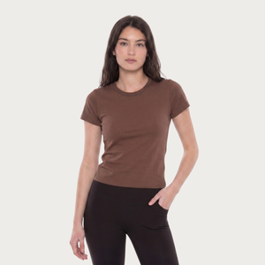 Basic Baby Tee - Brown