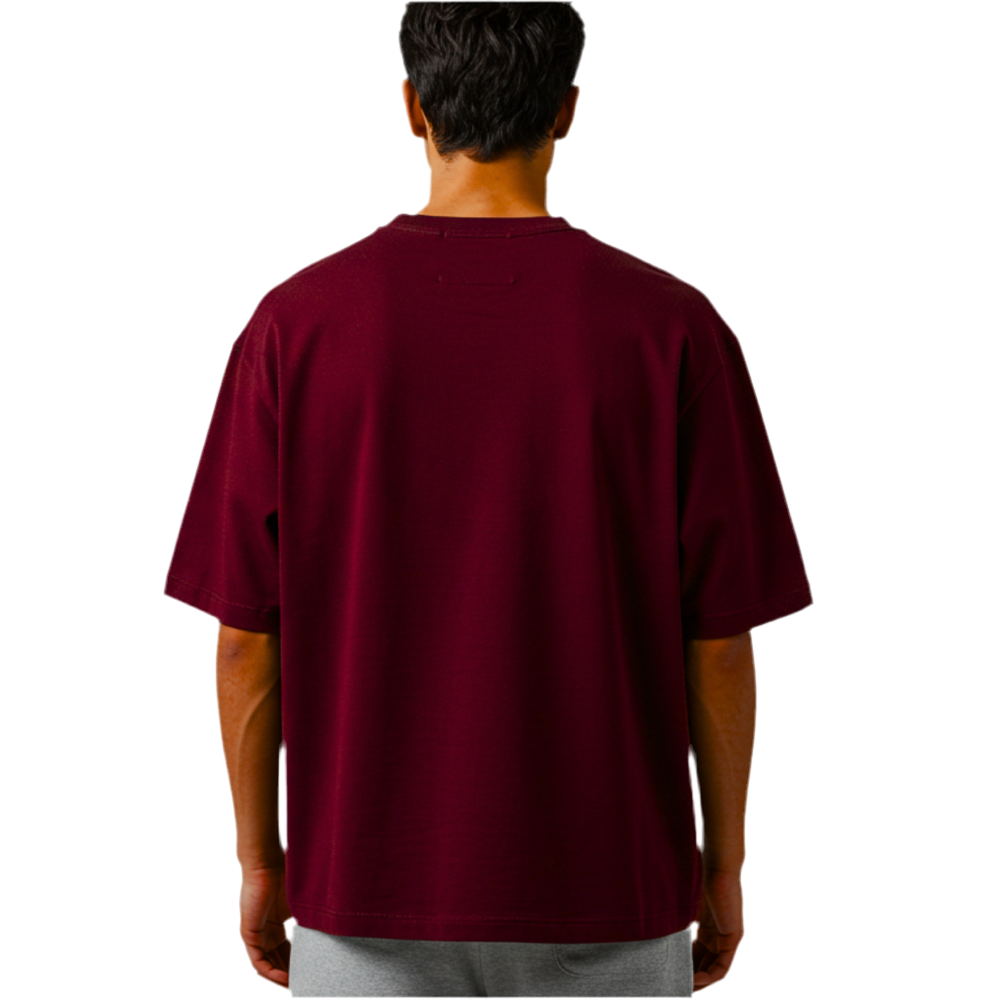 Premium Heavy Oversized Unisex T-Shirt - Burgundy