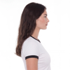 Ringer Baby Tee - White