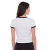 Ringer Baby Tee - White