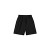 Black Unisex Regular Summer Shorts