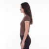 Ringer Baby Tee - Brown