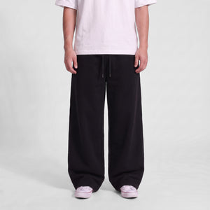Baggy Unisex Wide Leg Summer Sweatpants - Black