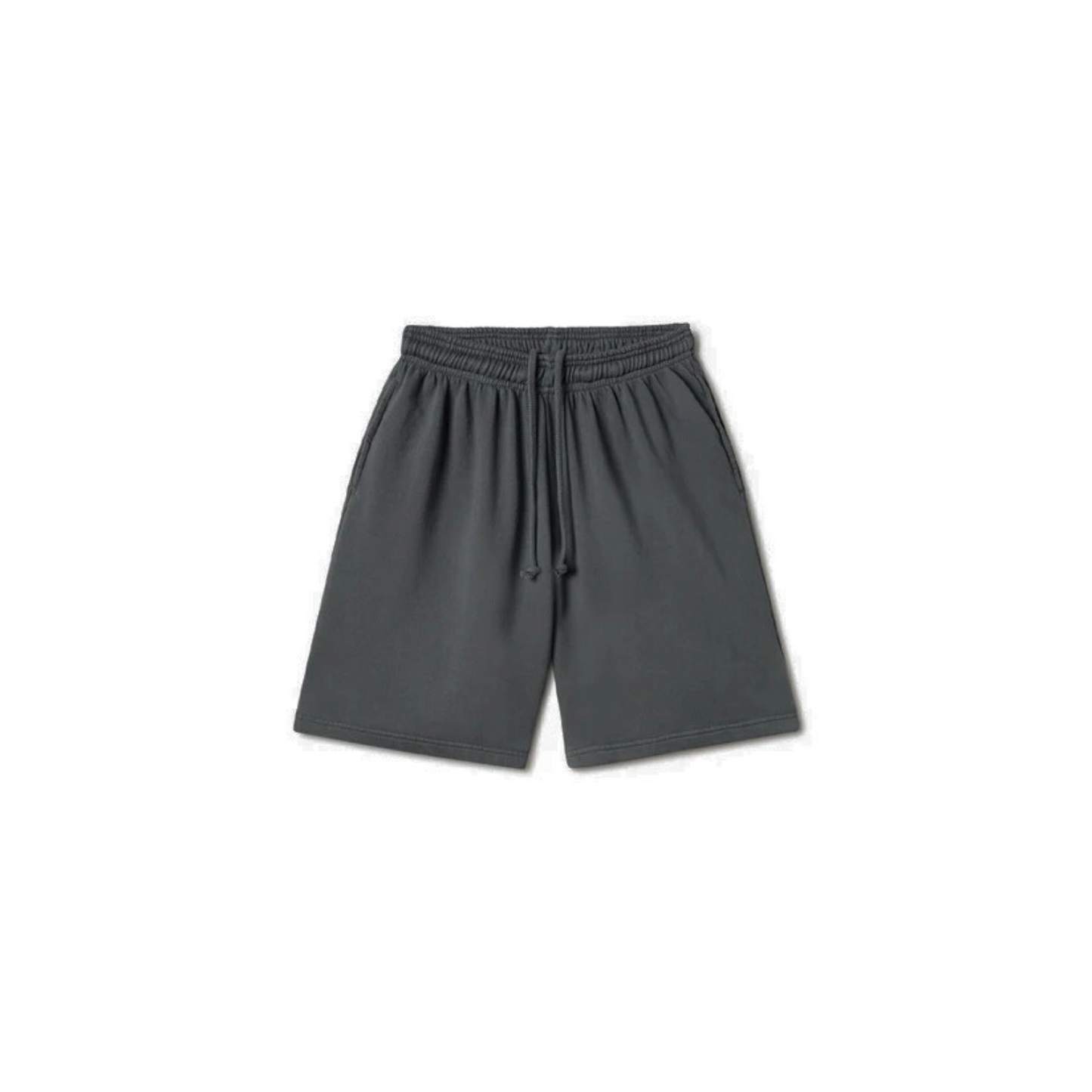 Dark Grey Unisex Regular Summer Shorts
