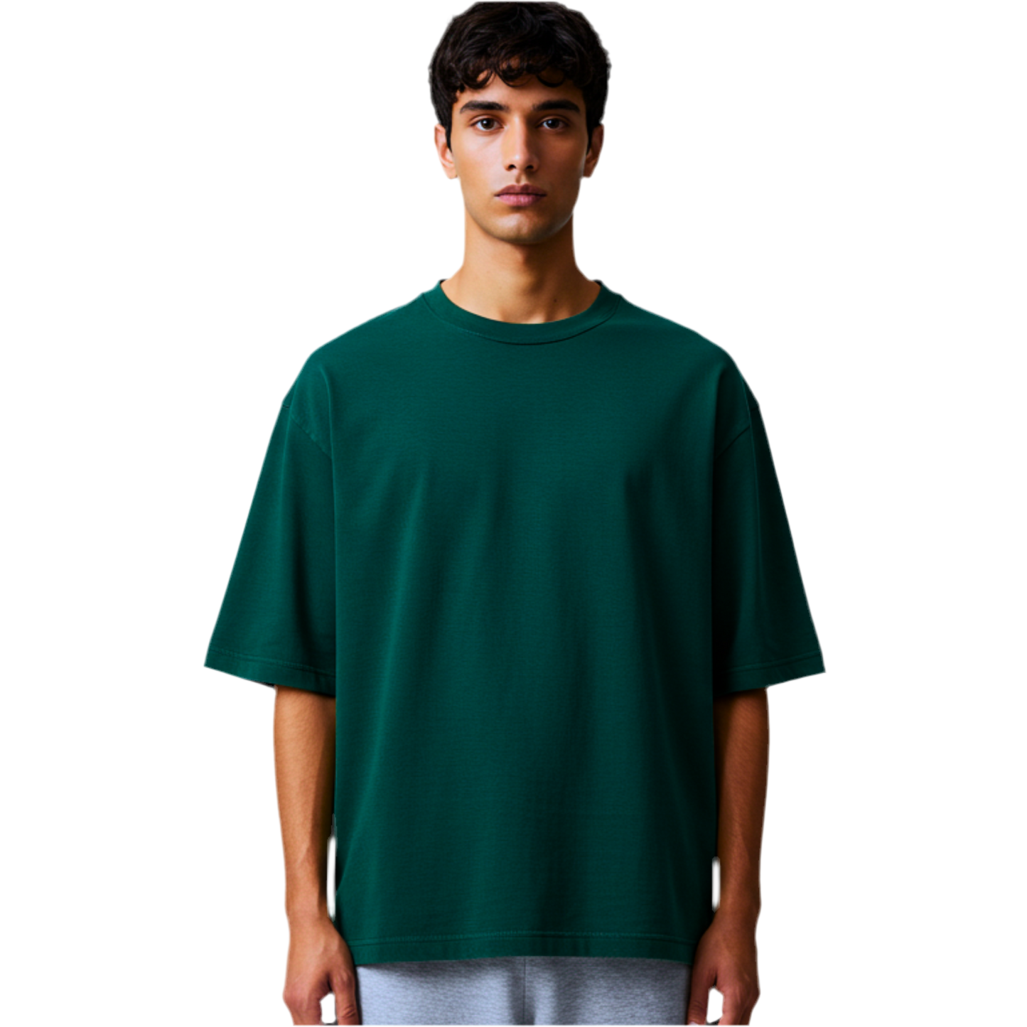 Premium Heavy Oversized Unisex T-Shirt - Dark Green