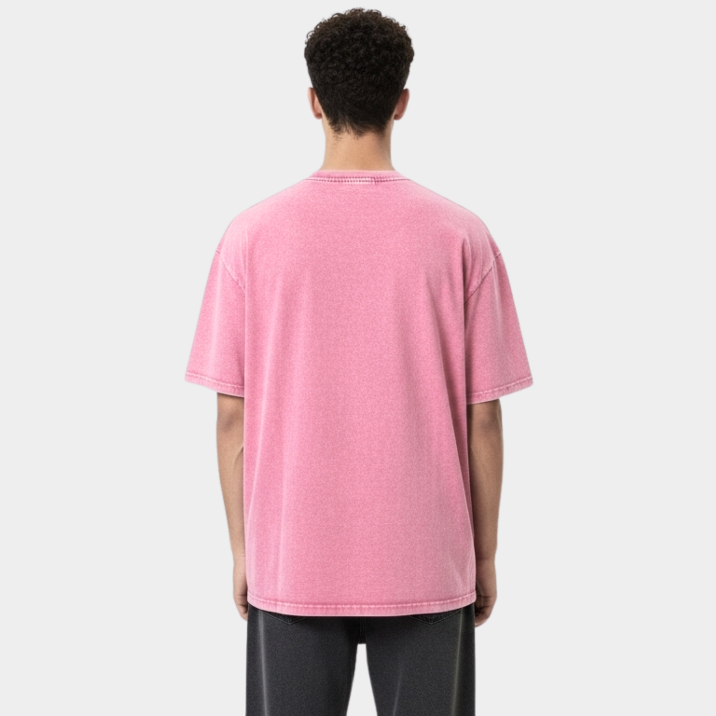 Washed Oversized Unisex T-Shirt - Pink