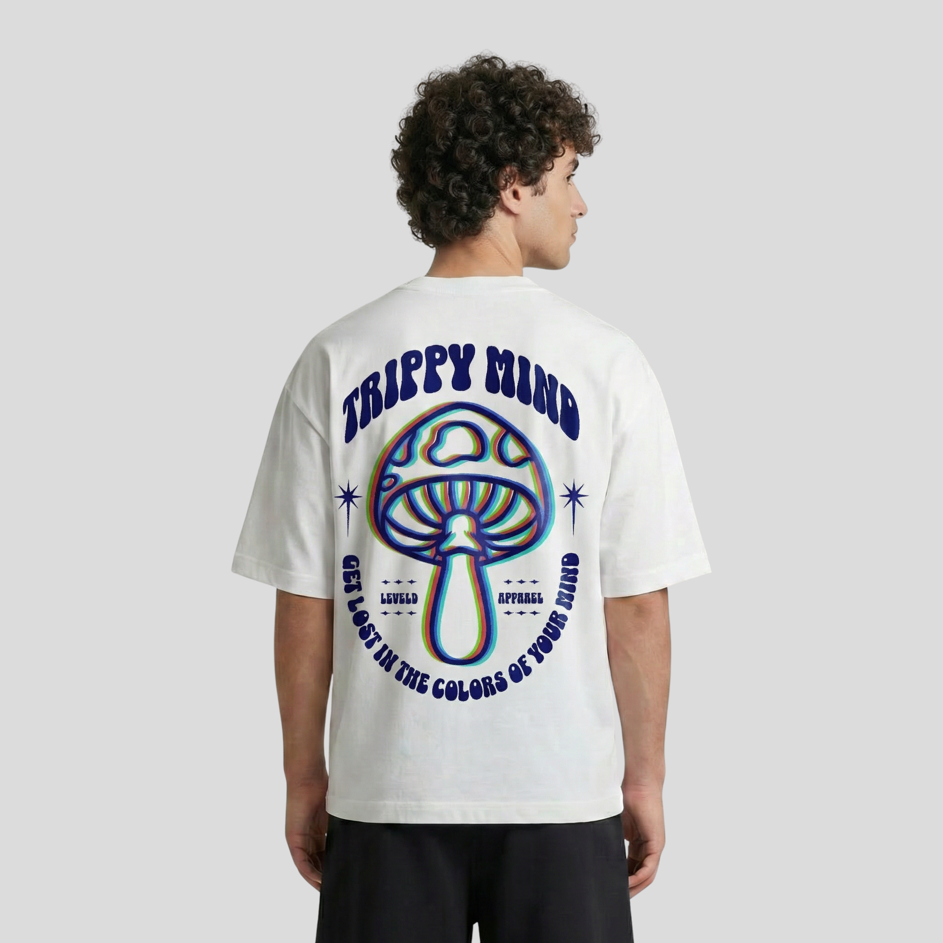 Oversized Heavy Unisex T-Shirt – Magic Mushrooms